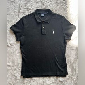 Ralph Lauren Sport Black Polo Shirt Classic Fit XL TG Youth / Teen